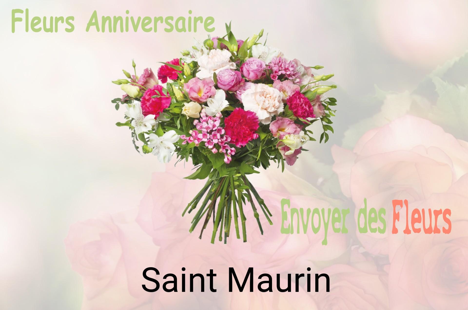Bouquet de fleurs d’anniversaire livré à Saint-Maurin